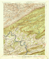 Download a high-resolution, GPS-compatible USGS topo map for Pearisburg, VA (1937 edition)