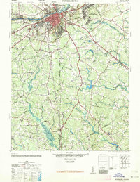 Download a high-resolution, GPS-compatible USGS topo map for Petersburg, VA (1964 edition)