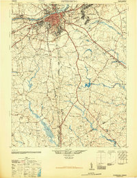 preview thumbnail of historical topo map of Prince George County, VA in 1946