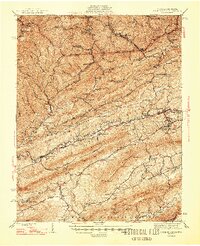 1947 Map of Pounding Mill