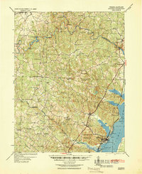 Download a high-resolution, GPS-compatible USGS topo map for Quantico, VA (1943 edition)