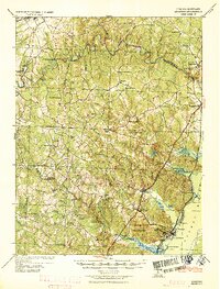 1940 Map of Quantico