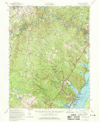 Download a high-resolution, GPS-compatible USGS topo map for Quantico, VA (1969 edition)