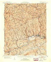 Download a high-resolution, GPS-compatible USGS topo map for Richlands, VA (1950 edition)