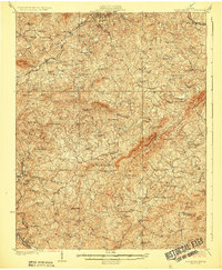 Download a high-resolution, GPS-compatible USGS topo map for Rocky Mount, VA (1927 edition)