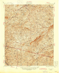 preview thumbnail of historical topo map of Rocky Mount, VA in 1927