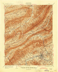Download a high-resolution, GPS-compatible USGS topo map for Salem, VA (1945 edition)