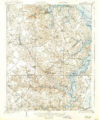 1919 Map of Smithfield, 1938 Print