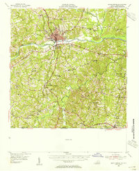 Download a high-resolution, GPS-compatible USGS topo map for South Boston, VA (1955 edition)