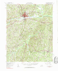 Download a high-resolution, GPS-compatible USGS topo map for South Boston, VA (1984 edition)