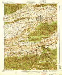 1939 Map of Wytheville, VA