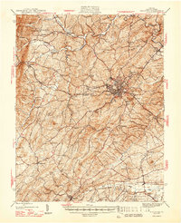 Download a high-resolution, GPS-compatible USGS topo map for Staunton, VA (1947 edition)