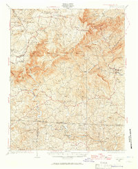 1928 Map of Stuart, VA, 1965 Print