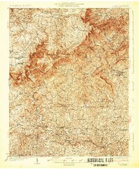 preview thumbnail of historical topo map of Stuart, VA in 1931