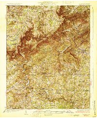1931 Map of Stuart, VA