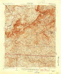 1931 Map of Stuart, 1945 Print