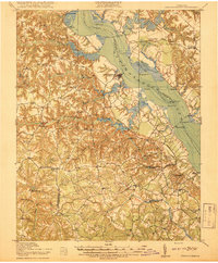 preview thumbnail of historical topo map of Tappahannock, VA in 1918