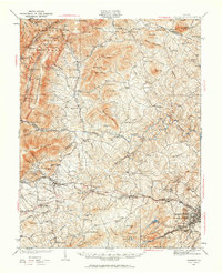 Download a high-resolution, GPS-compatible USGS topo map for University, VA (1962 edition)