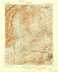 Download a high-resolution, GPS-compatible USGS topo map for University, VA (1944 edition)