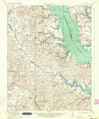 1917 Map of Urbanna, 1934 Print