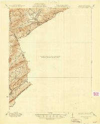 Download a high-resolution, GPS-compatible USGS topo map for Waiteville, VA (1944 edition)