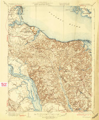 Download a high-resolution, GPS-compatible USGS topo map for Wakefield, VA (1932 edition)