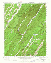 Download a high-resolution, GPS-compatible USGS topo map for Warm Springs, VA (1966 edition)