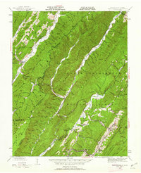 Download a high-resolution, GPS-compatible USGS topo map for Warm Springs, VA (1962 edition)