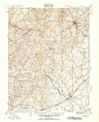 Download a high-resolution, GPS-compatible USGS topo map for Warrenton, VA (1961 edition)