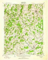preview thumbnail of historical topo map of Warrenton, VA in 1927
