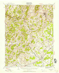 Download a high-resolution, GPS-compatible USGS topo map for Warrenton, VA (1958 edition)