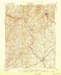 preview thumbnail of historical topo map of Warrenton, VA in 1930
