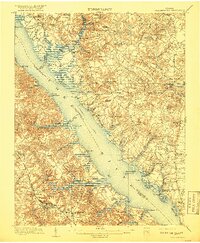 1906 Map of Williamsburg, 1917 Print