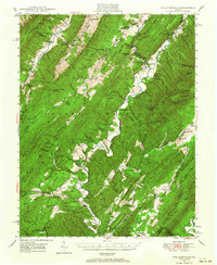 Download a high-resolution, GPS-compatible USGS topo map for Williamsville, VA (1964 edition)