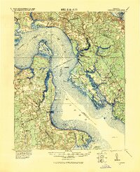 1943 Map of Yorktown