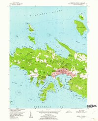 Download a high-resolution, GPS-compatible USGS topo map for Central St Thomas, VI (1962 edition)