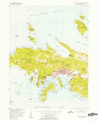 Download a high-resolution, GPS-compatible USGS topo map for Central St Thomas, VI (1956 edition)