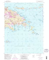 Download a high-resolution, GPS-compatible USGS topo map for Eastern St Thomas, VI (1983 edition)