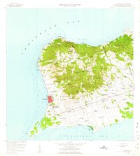 Download a high-resolution, GPS-compatible USGS topo map for Frederiksted, VI (1963 edition)
