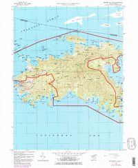 Download a high-resolution, GPS-compatible USGS topo map for Western St John, VI (1983 edition)
