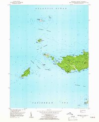 Download a high-resolution, GPS-compatible USGS topo map for Western St Thomas, VI (1966 edition)