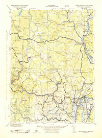 preview thumbnail of historical topo map of Windham County, VT in 1943