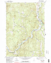preview thumbnail of historical topo map of Windsor County, VT in 1980