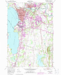 Download a high-resolution, GPS-compatible USGS topo map for Burlington, VT (1987 edition)