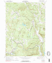preview thumbnail of historical topo map of Windsor County, VT in 1972