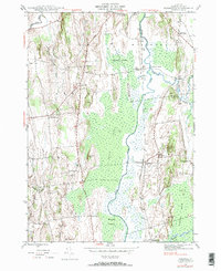 preview thumbnail of historical topo map of Addison County, VT in 1943