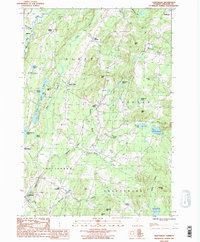 preview thumbnail of historical topo map of Orleans County, VT in 1986