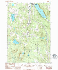 Download a high-resolution, GPS-compatible USGS topo map for Crystal Lake, VT (1987 edition)