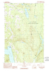 preview thumbnail of historical topo map of Orleans County, VT in 1989