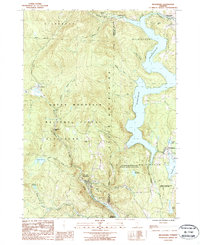 preview thumbnail of historical topo map of Bennington County, VT in 1987